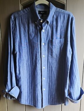 Jack Spade Blue Button-Down Casual Shirt